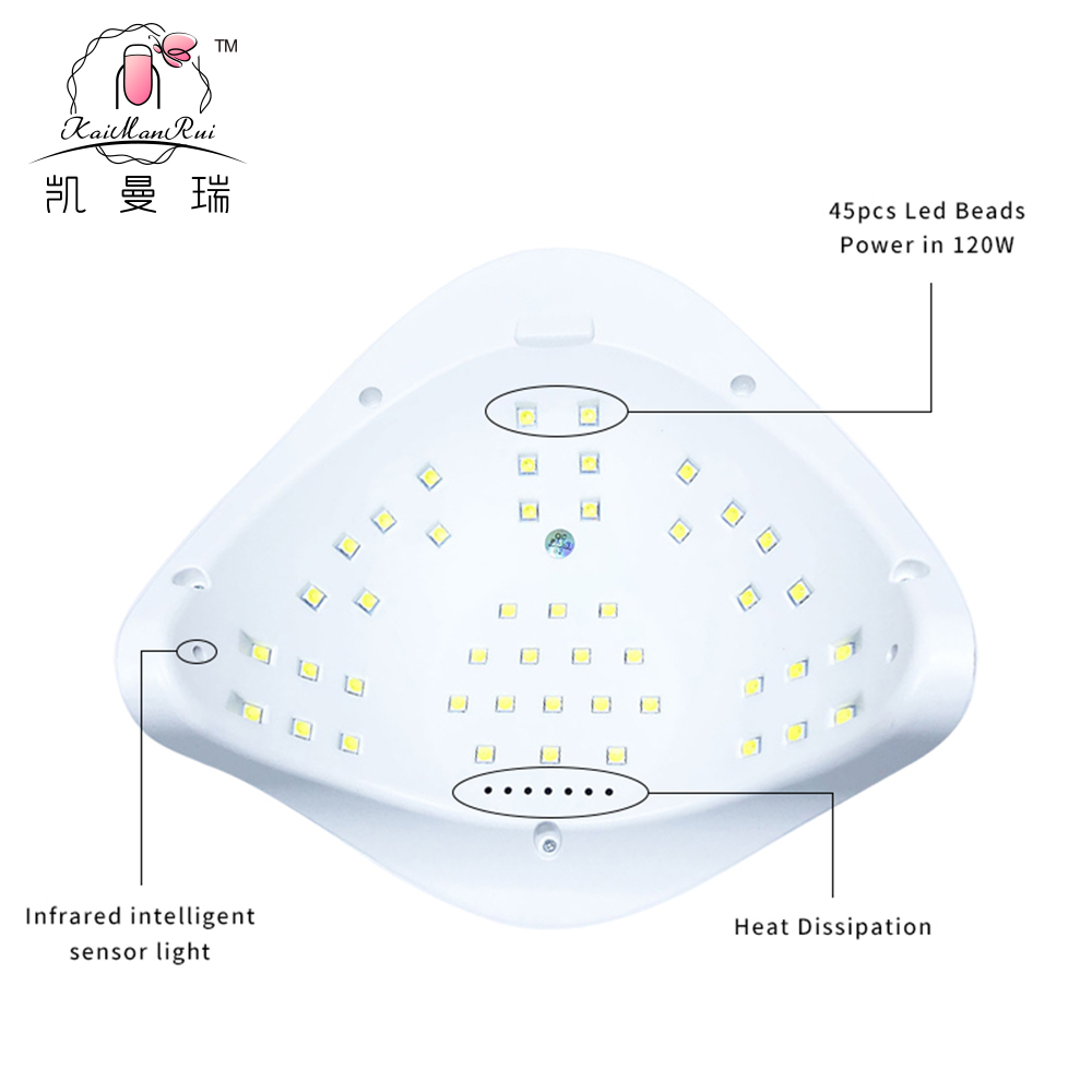 Vysoce výkonná rychleschnoucí lampa na nehty x5 max